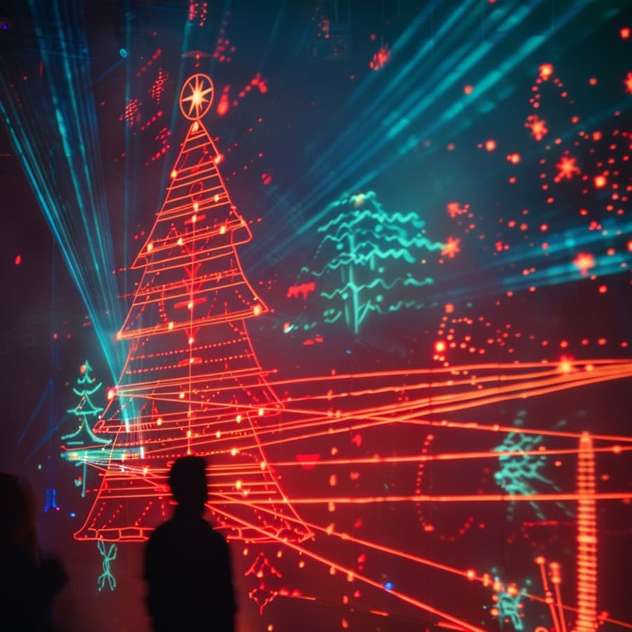 Christmas Laser Show