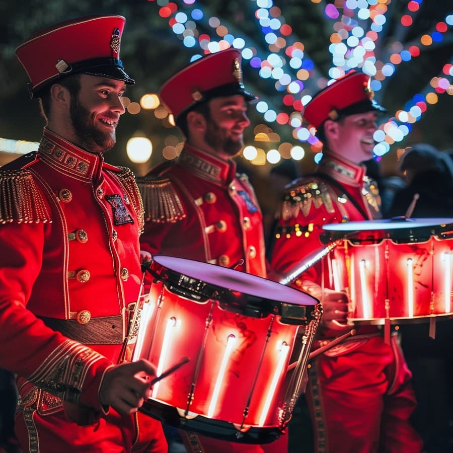 Toy Soldier LED Drummers