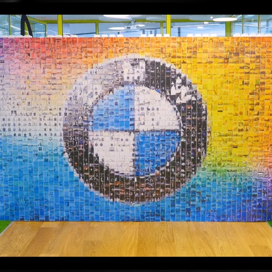 Mosaic Photo Wall